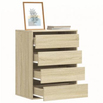 Sonoma Oak Corner Chest of Drawers 60x41x76 cm