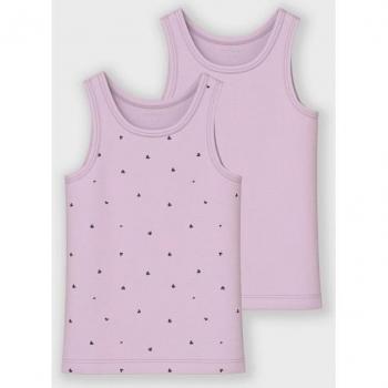 Set Canotta & Maglia Intima Winsome Orchid Rosa Nero