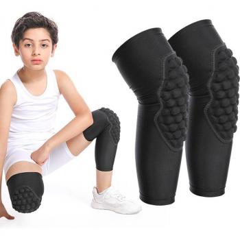Strong Compression Knee Guards for Kids' Basketball