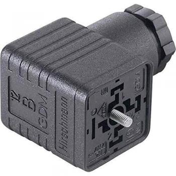 Hirschmann GDM 2011 Right-angle Connector 2 Poles + PE