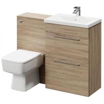 Napoli 390 Vanity Unit with 2 Drawers and 1 Tap Hole Basin