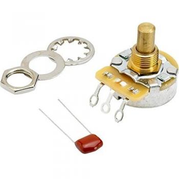 Fender Poti 250 Kohm Solid Shaft No Load Solid