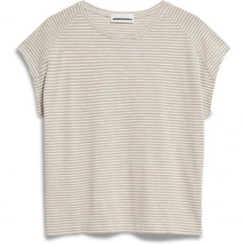 Mujer Oneliaa Camiseta Elegante de Rayas Atractivas