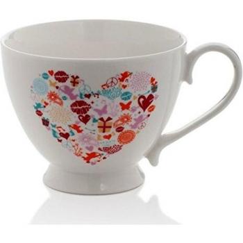 Sabichi 9x14.5x11.2 cm Heart Bean‑Pot Mug