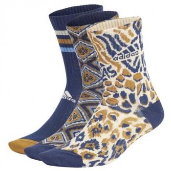 Calcetines Adidas Originals W Farm 3P Multicolor, estampado, para mujer