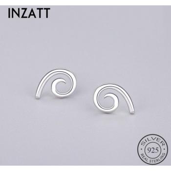 Boucles d'oreilles punk géométriques en argent sterling