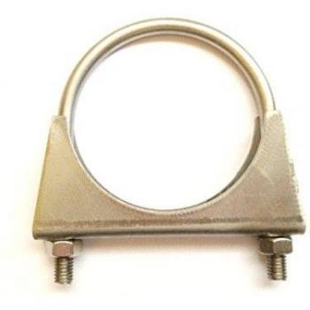 Stainless Steel T304 Exhaust Pipe Clamp Kit – 64 mm U‑Bolt Included