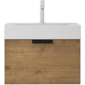 Meuble Sous Lavabo Marron Clair 60x45cm