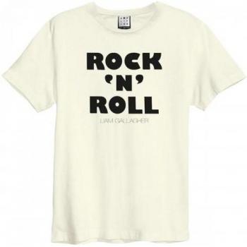 Amplified T-shirt unisex Rock N Roll bianco XL