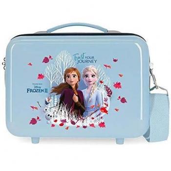 Neceser de viaje ABS Disney Frozen Confía en tu viaje Azul