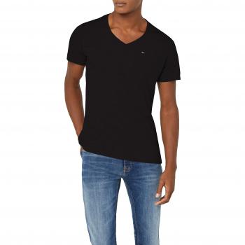 Tommy Jeans T-Shirt DM0DM04410 Schwarz Regular Fit M male