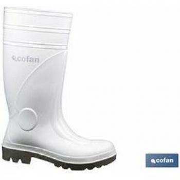 Bota de Seguridad S-4 Blanca con Puntera de Acero