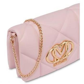 Borsa Love Moschino Effetto Rilievo Rosa