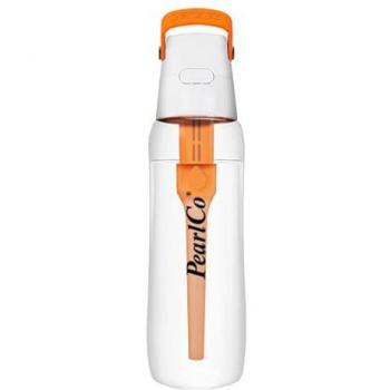 PearlCo® SOLID Trinkflasche mit Filter 0,7l orange BPA-frei