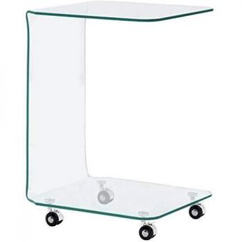VidaXL Elegant Coffee Table 45x40x63 cm Tempered Glass