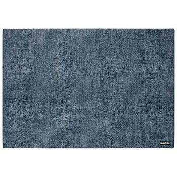 Guzzini Tiffany Sea Blue Dual‑Side Faux Leather & Fabric Placemat