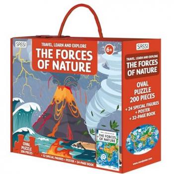 The forces of nature. Travel, learn and explore. Ediz. a colori. Con oval puzzle. Con 24 special figures. Con Poster