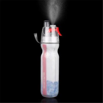 Sportliche Fahrrad Wasserflasche 500ml, ultraleicht, mit Sprühdüse und dichten Verschluss für MTB und Straße