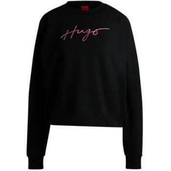 Sudadera HUGO Darace en Negro Puro para Mujer