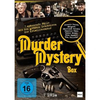 Enquête Mystère « Tony Randall » – 7 Cas Saisissants avec les Maîtres du Crime (Poirot, Maigret, Holmes, Chan) – 7 DVD