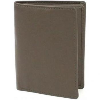 Dylan Bi-Fold Leder Geldbörse Unisex von Eastern Counties in Taupe