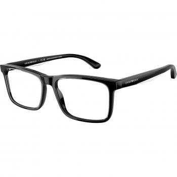 Emporio Armani EA3227 6051 Men's Eyeglasses Black Size 56