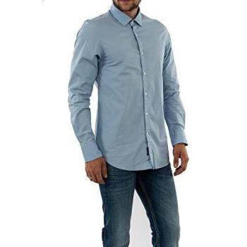 Replay Chemise M4028 905 Azure S Homme