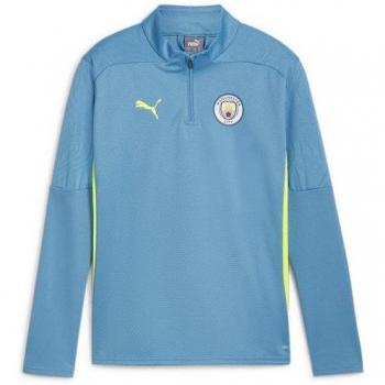 Man City Training Tee 1/4 Zip, Blue – PUMA Kids