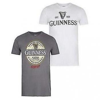 Guinness Herren T-Shirt mit Logo (2er Set)
