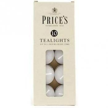 10 White Tealight Candles Bundle