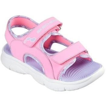 Rosa Flex Splash‑Heart Galore Sneaker von Skechers (303049L/HPLV)