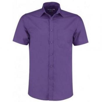 Chemise Kustom Kit pour homme en popeline à manches courtes 13,5