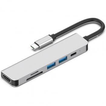 Station FlexiDock 6‑en‑Un – Type‑C, HDMI & Power 87 W