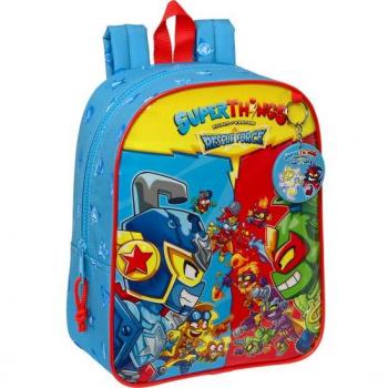 SAFTA OFICIAL Mochila Guarderia Adaptable Carro Superthings Rescue Force