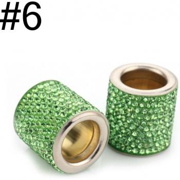 DSYCAR 2Pcs Bling Car Headrest Collars