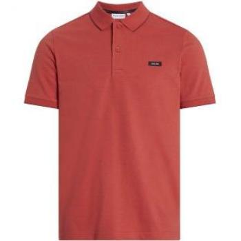 Polo Tipping Rojo de Pique Stretch – Calvin Klein