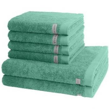 Sinfonie Baumwoll Handtuch-Set (6 Teile) Petrol