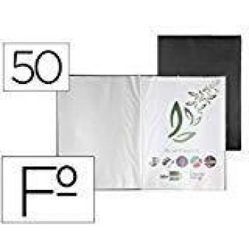 Capa Catalogo A4 com Espiral e 50 Bolsas de Polipropileno