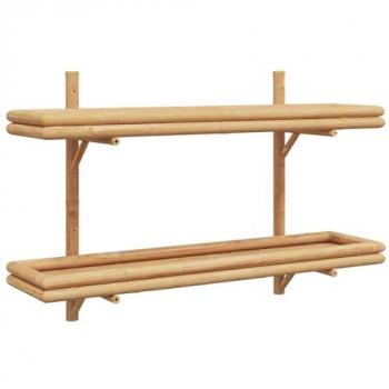 Étagère Murale en Bambou 100 x 26 x 60 cm