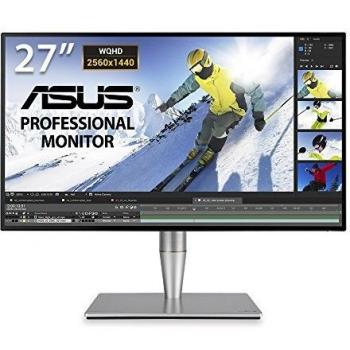 Asus ProArt 27 Inch WQHD Business 60Hz Monitor (PA27AC), IPS, 2560 x 1440, 5ms, DP, 2 HDMI, Thunderbolt, Speakers, Frameless