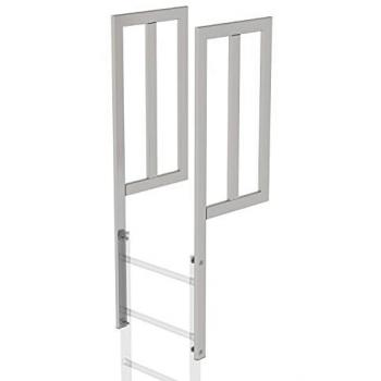 Günzburger scala a pioli per ponteggio con binario 160 cm