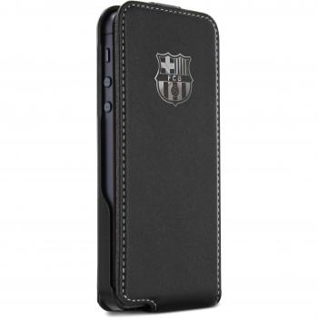 Protector Bronceado FC Barcelona para iPhone 5 – Negro