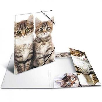 Herma A4 Cats Elasticated Folder