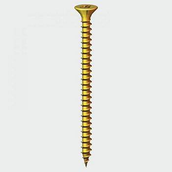 Solo Countersunk Gold Wood Screws – 4.0 × 35, Timco (Bulk)