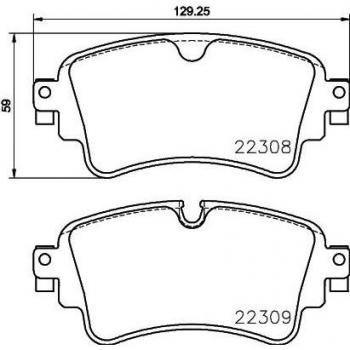 BREMBO P 85 154X Pastilhas de freio