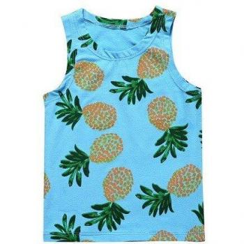 Süßes Ananas-Design T-Shirt für junge Mädchen
