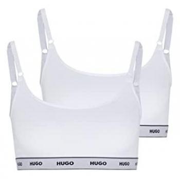 HUGO Soft-BH mit Logo-Bund im 2er-Pack, Größe M