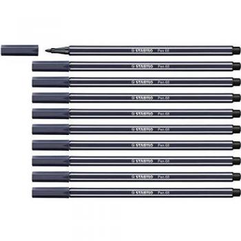 Pack 10 feutres Stabilo Aquacolor gris Paynes