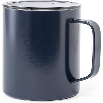 Mug térmico de alta eficiencia 420 ml, color azul oscuro – aislamiento de cobre