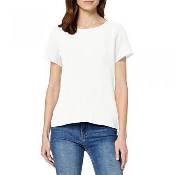 Vero Moda VMSASHA SS Zip Top Noos T-Shirt Femme, Blanche-Neige, XS